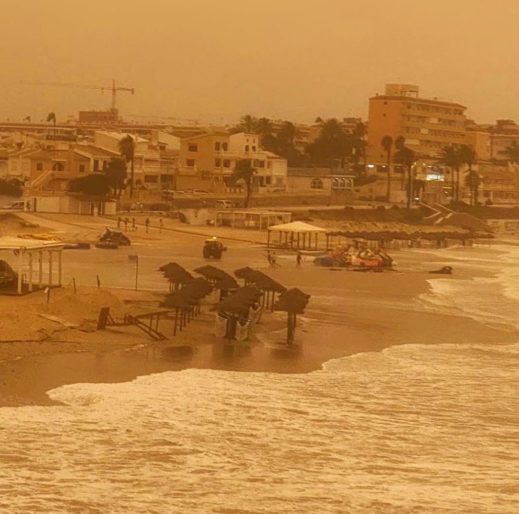 Severe weather and rough sea on the Costa Blanca